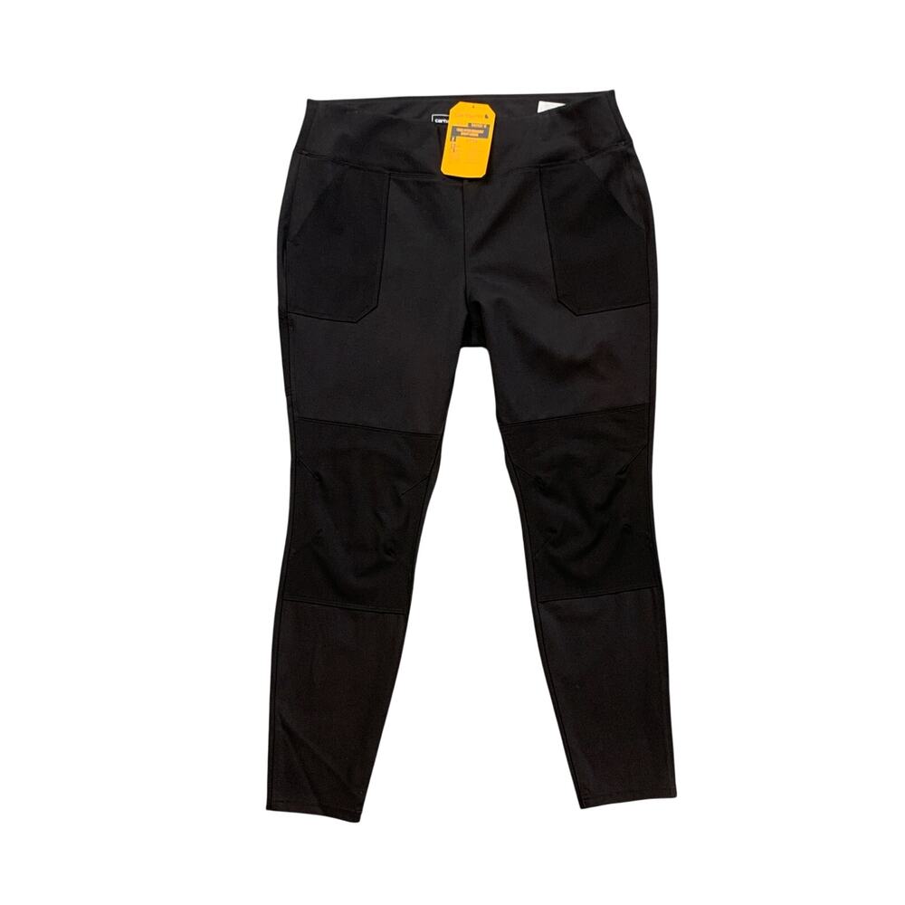 Carhartt Leggings Womens Extra Large Black Force Fitted Midweight Ponte Utility